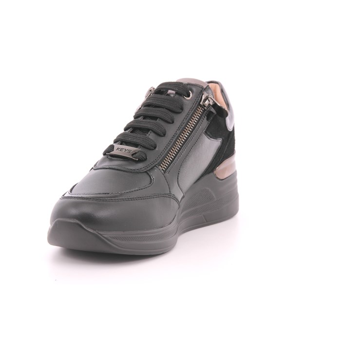 Scarpa Allacciata Keys Donna Nero  Scarpe 191 - K-9814A