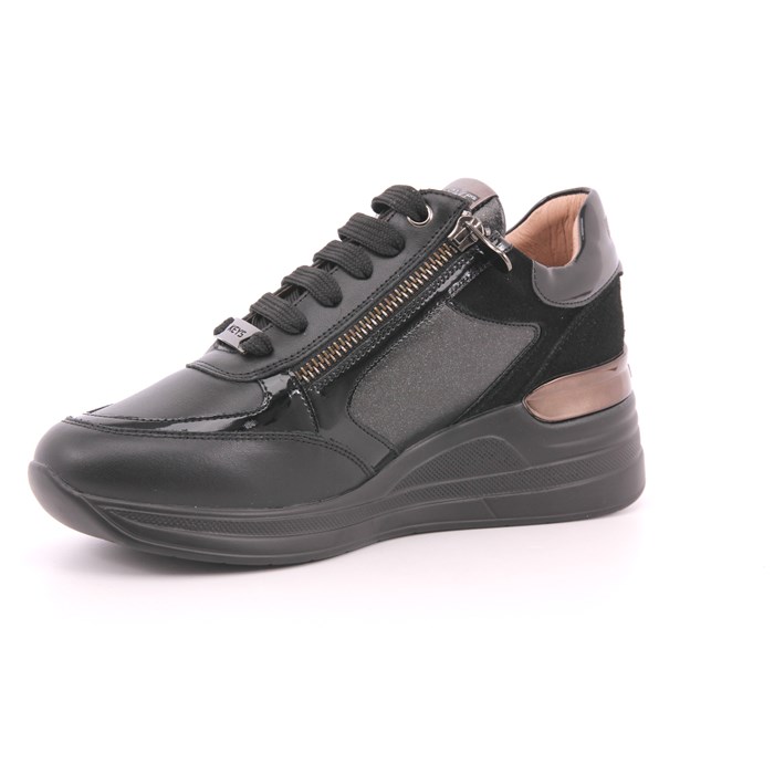 Scarpa Allacciata Keys Donna Nero  Scarpe 191 - K-9814A