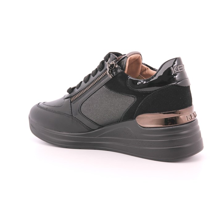 Scarpa Allacciata Keys Donna Nero  Scarpe 191 - K-9814A