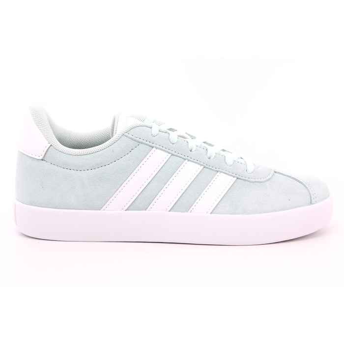 Scarpa Allacciata Adidas Bambina Verde Acqua  Scarpe 1368 - IH2406