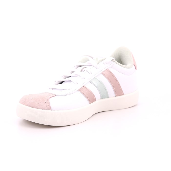 Scarpa Allacciata Adidas Bambina Bianco  Scarpe 1372 - IE6444