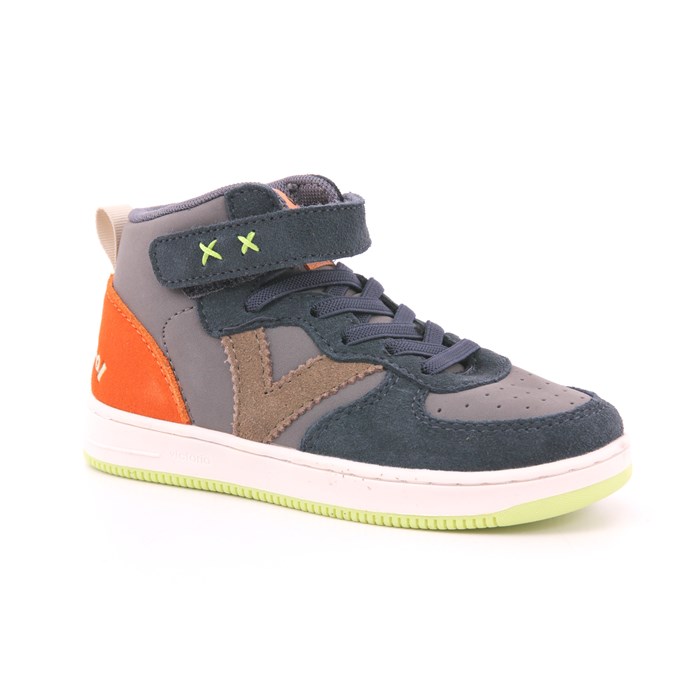 Scarpa Strappi + Elastico Victoria Bambino Antracite  Scarpe 22 - 1124122