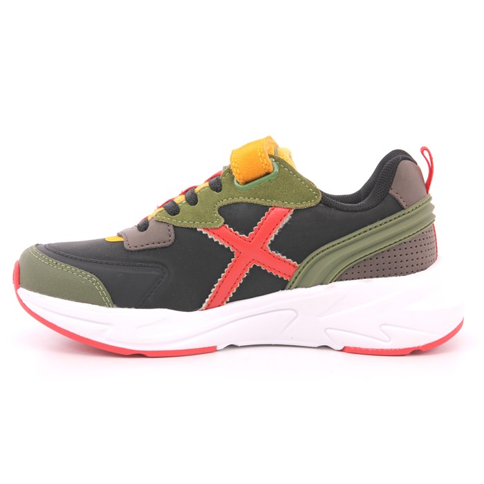 Scarpa Strappi + Elastico Munich Bambino Verde  Scarpe 193 - 8890095