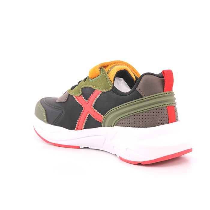 Scarpa Strappi + Elastico Munich Bambino Verde  Scarpe 193 - 8890095