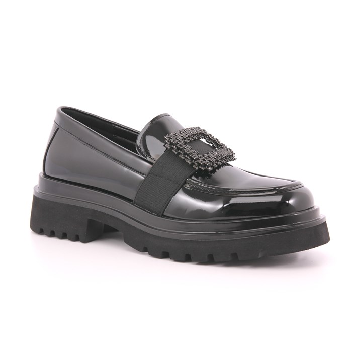 Mocassino Keys Donna Nero  Scarpe 194 - K-10051A