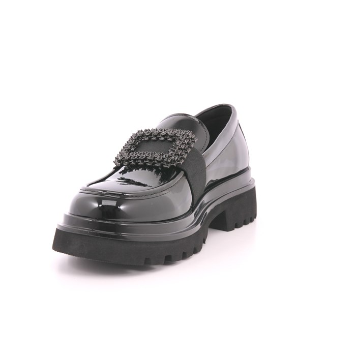 Mocassino Keys Donna Nero  Scarpe 194 - K-10051A