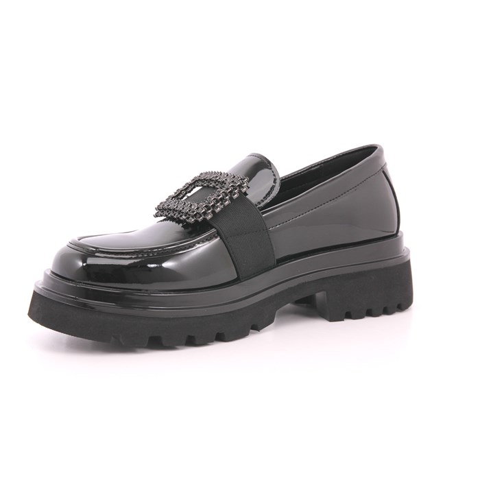 Mocassino Keys Donna Nero  Scarpe 194 - K-10051A