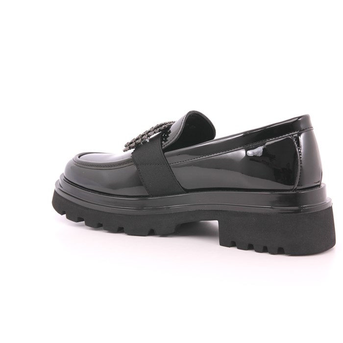 Mocassino Keys Donna Nero  Scarpe 194 - K-10051A