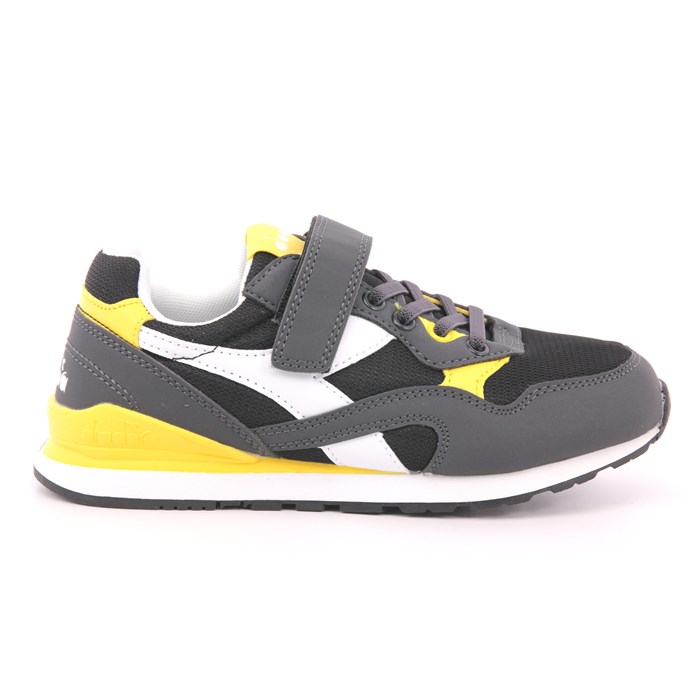 Scarpa Allacciata Diadora Bambino Nero  Scarpe 488 - 101.181329