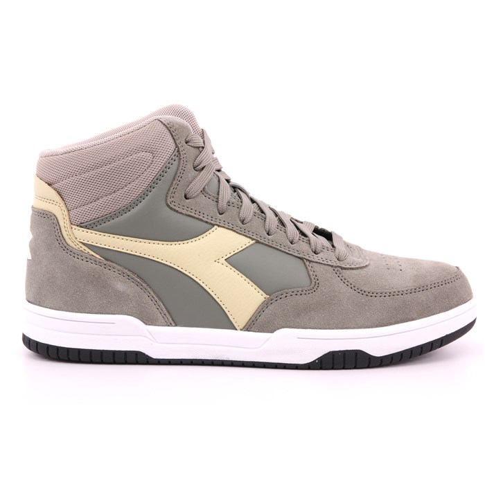 Scarpa Allacciata Diadora Uomo Verde Militare  Scarpe 489 - 101.177702