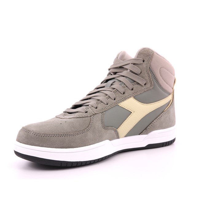 Scarpa Allacciata Diadora Uomo Verde Militare  Scarpe 489 - 101.177702