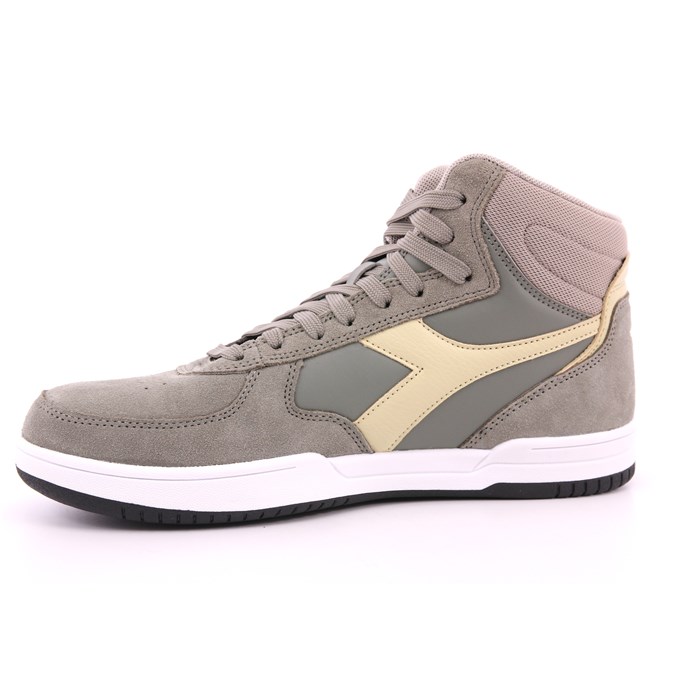 Scarpa Allacciata Diadora Uomo Verde Militare  Scarpe 489 - 101.177702