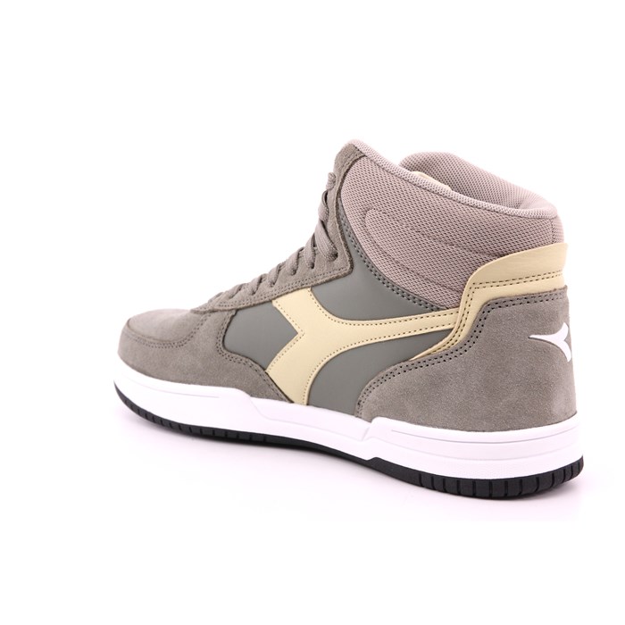 Scarpa Allacciata Diadora Uomo Verde Militare  Scarpe 489 - 101.177702