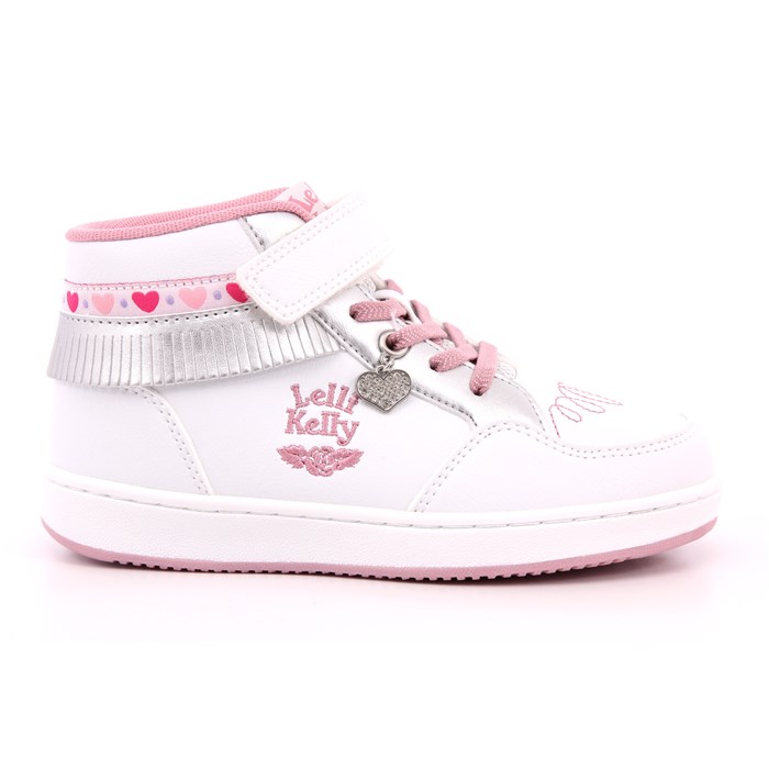 Scarpa Strappi + Elastico Lelli Kelly Bambina Bianco  Scarpe 475 - LKAA8096