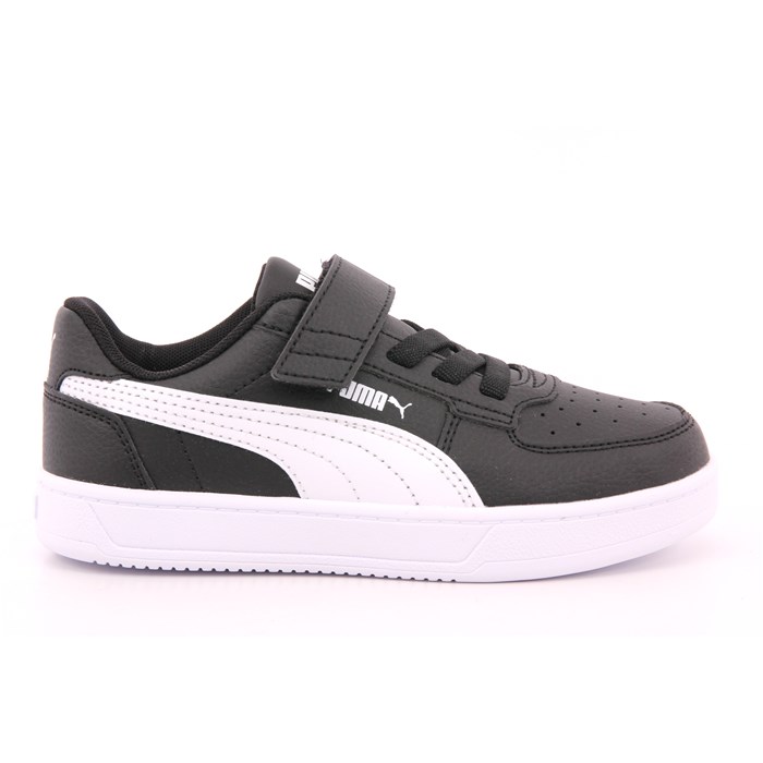 Scarpa Strappi + Elastico Puma Bambino Nero  Scarpe 1384 - 39383905