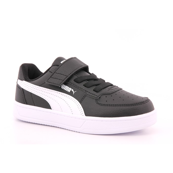 Scarpa Strappi + Elastico Puma Bambino Nero  Scarpe 1384 - 39383905