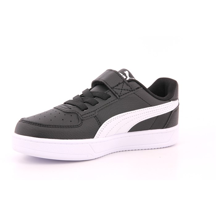 Scarpa Strappi + Elastico Puma Bambino Nero  Scarpe 1384 - 39383905