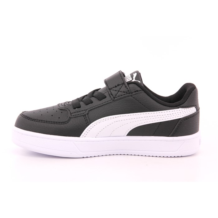 Scarpa Strappi + Elastico Puma Bambino Nero  Scarpe 1384 - 39383905