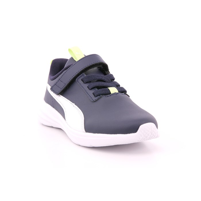 Scarpa Strappi + Elastico Puma Bambino Blu  Scarpe 1391 - 39699104