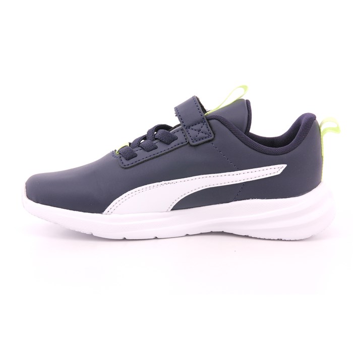 Scarpa Strappi + Elastico Puma Bambino Blu  Scarpe 1391 - 39699104