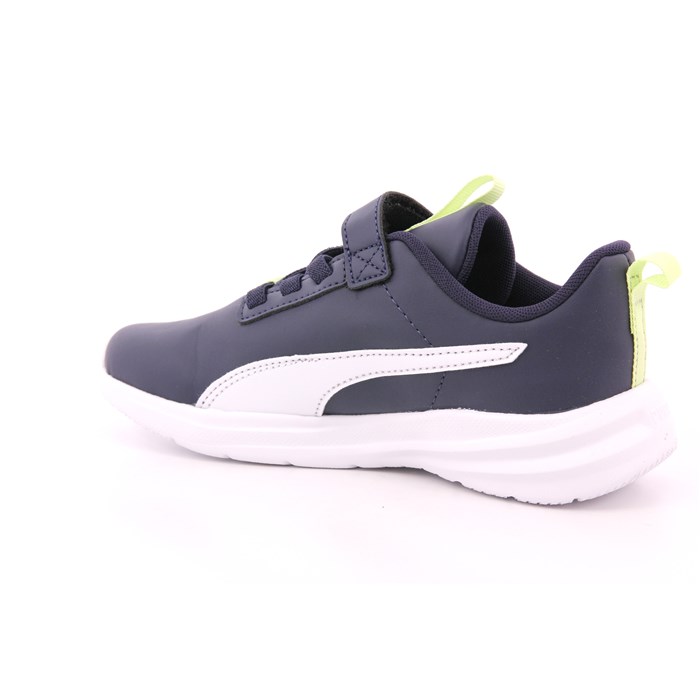 Scarpa Strappi + Elastico Puma Bambino Blu  Scarpe 1391 - 39699104