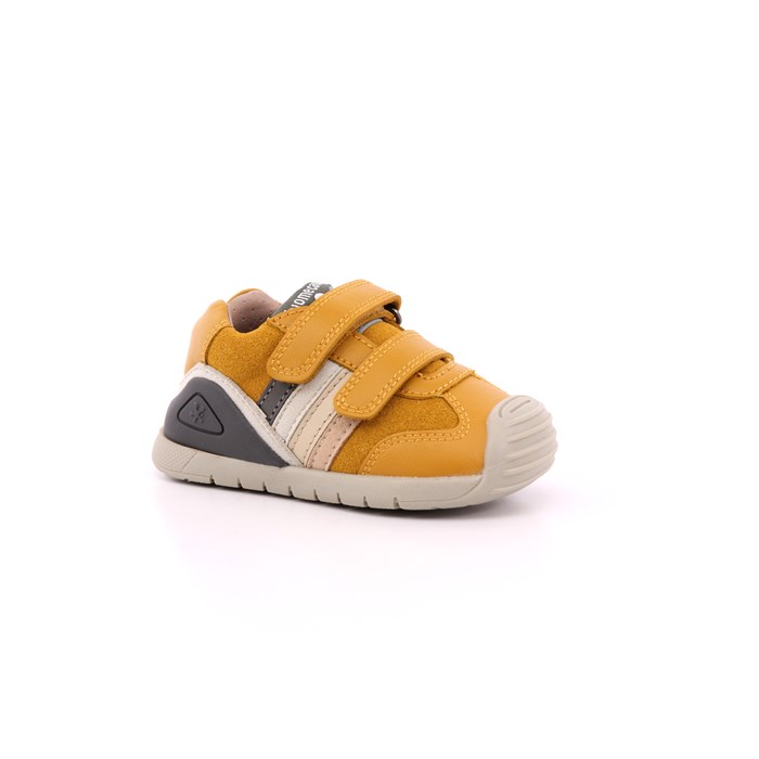 Scarpa Strappi Biomecanics Bambino Giallo Ocra  Scarpe 210 - 241110-B240