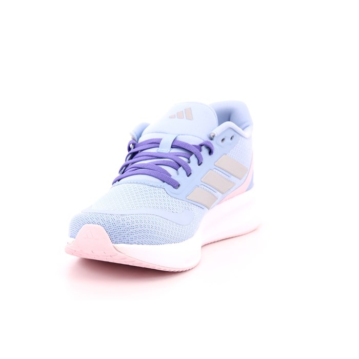 Scarpa Allacciata Adidas Bambina Celeste  Scarpe 1383 - IE8584