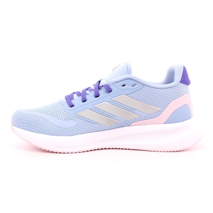 Scarpa Allacciata Adidas Bambina Celeste  Scarpe 1383 - IE8584