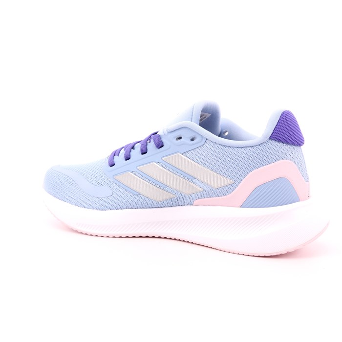 Scarpa Allacciata Adidas Bambina Celeste  Scarpe 1383 - IE8584