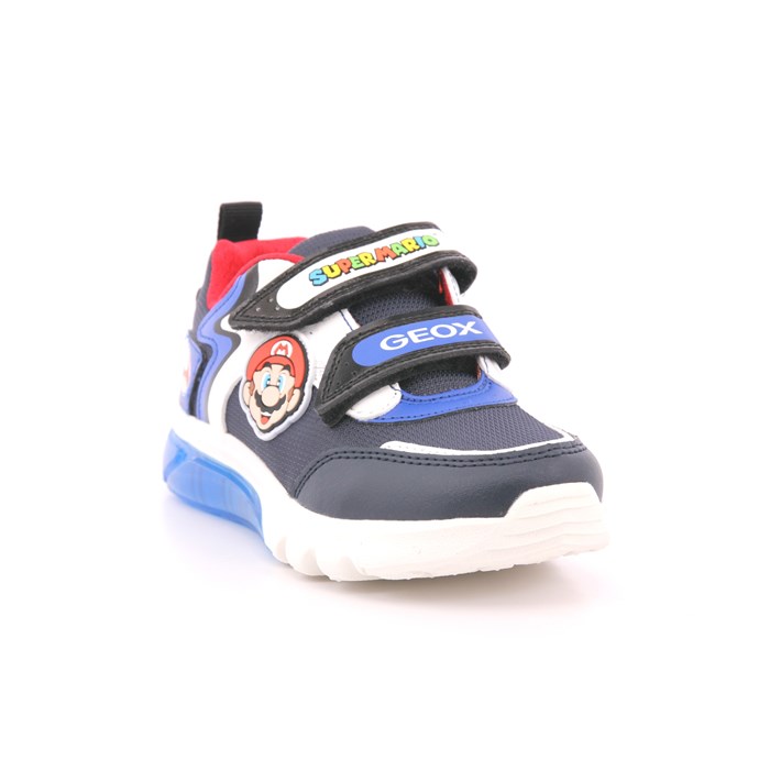 Scarpa Strappi + Elastico Geox Bambino Blu  Scarpe 548 - J46LBI