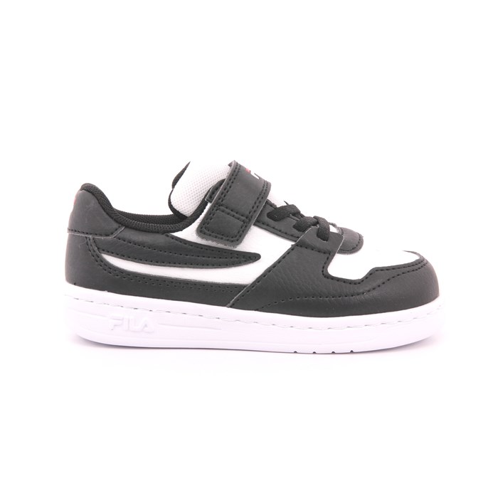 Scarpa Strappi + Elastico Fila Bambino Bianco/nero  Scarpe 410 - FFK0009