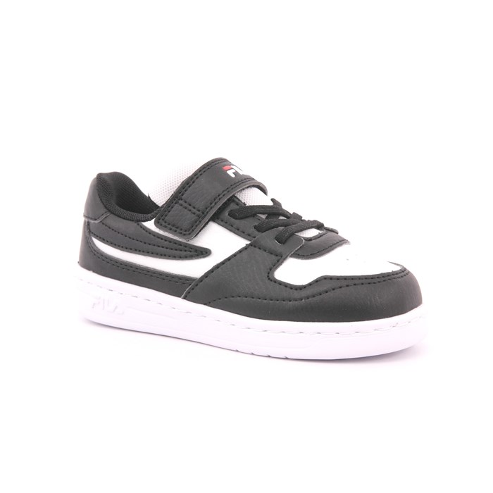 Scarpa Strappi + Elastico Fila Bambino Bianco/nero  Scarpe 410 - FFK0009