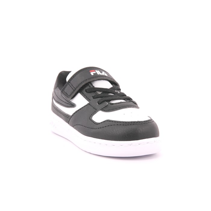 Scarpa Strappi + Elastico Fila Bambino Bianco/nero  Scarpe 410 - FFK0009