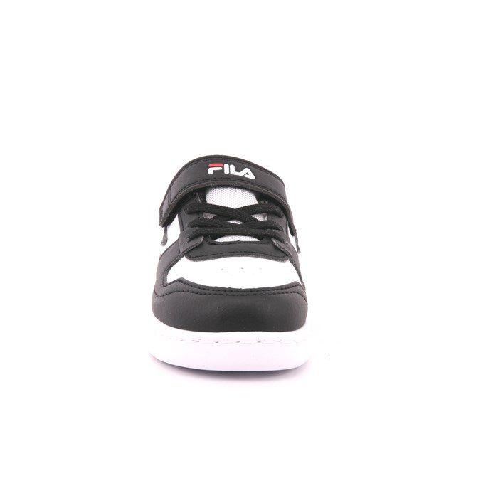 Scarpa Strappi + Elastico Fila Bambino Bianco/nero  Scarpe 410 - FFK0009