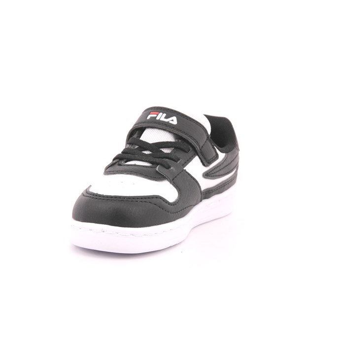 Scarpa Strappi + Elastico Fila Bambino Bianco/nero  Scarpe 410 - FFK0009