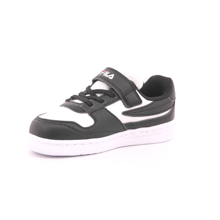 Scarpa Strappi + Elastico Fila Bambino Bianco/nero  Scarpe 410 - FFK0009