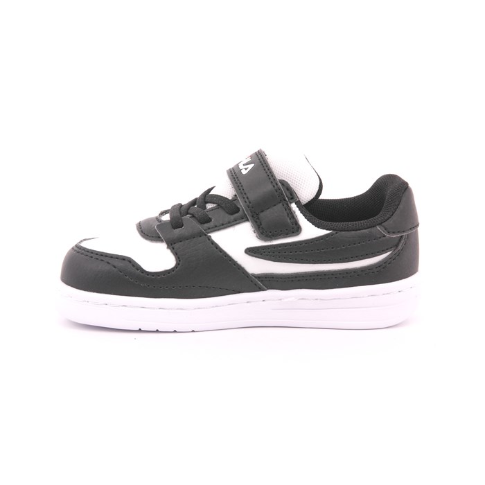 Scarpa Strappi + Elastico Fila Bambino Bianco/nero  Scarpe 410 - FFK0009