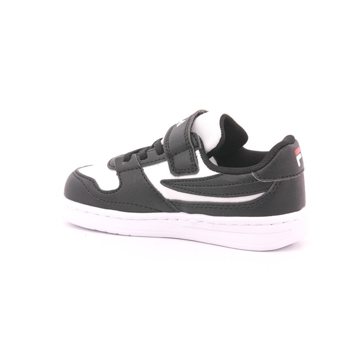 Scarpa Strappi + Elastico Fila Bambino Bianco/nero  Scarpe 410 - FFK0009