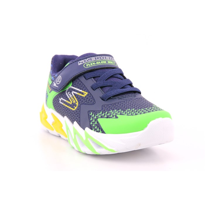 Scarpa Strappi + Elastico Skechers Bambino Blu  Scarpe 284 - 400138L