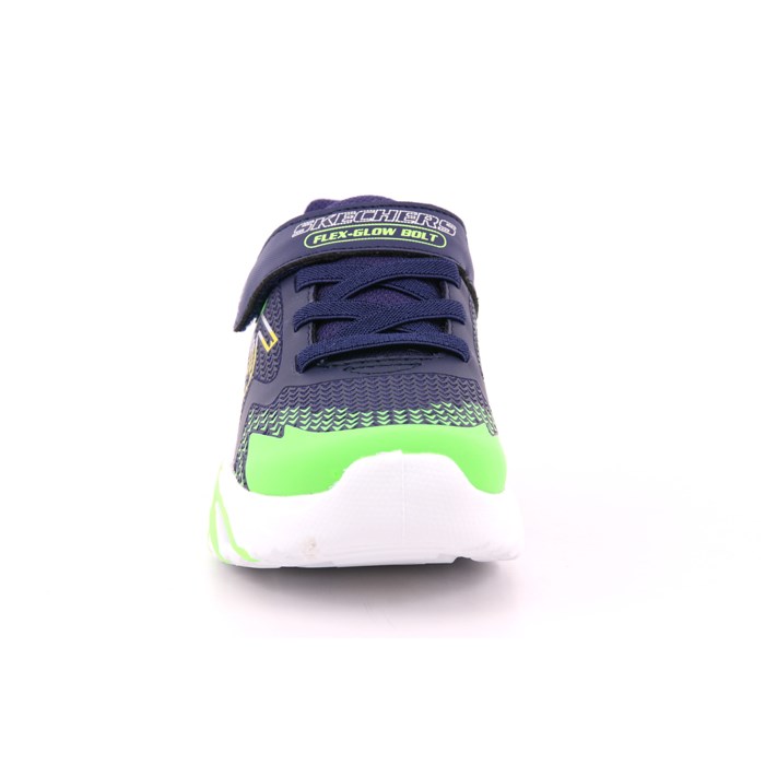 Scarpa Strappi + Elastico Skechers Bambino Blu  Scarpe 284 - 400138L