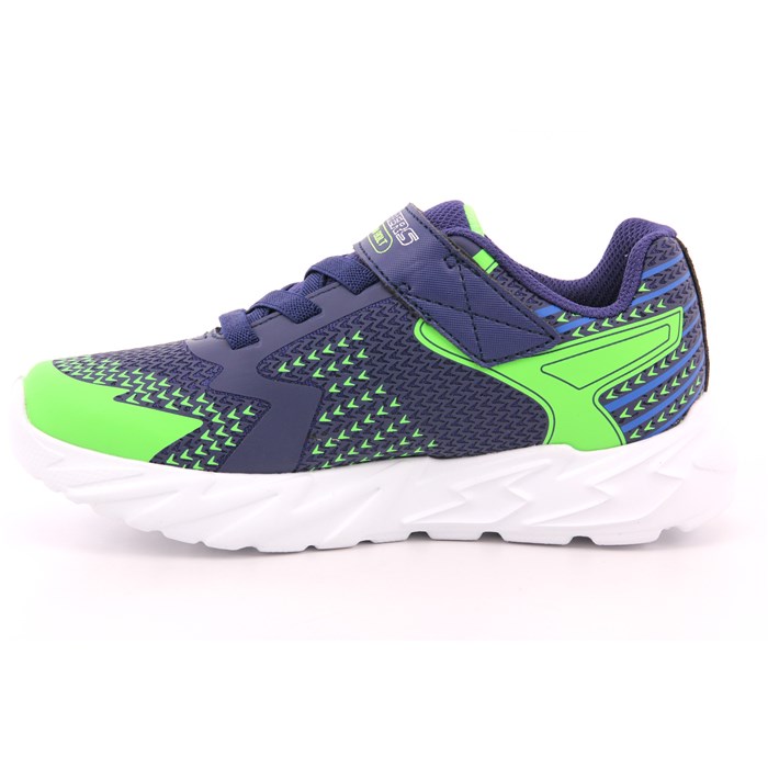 Scarpa Strappi + Elastico Skechers Bambino Blu  Scarpe 284 - 400138L