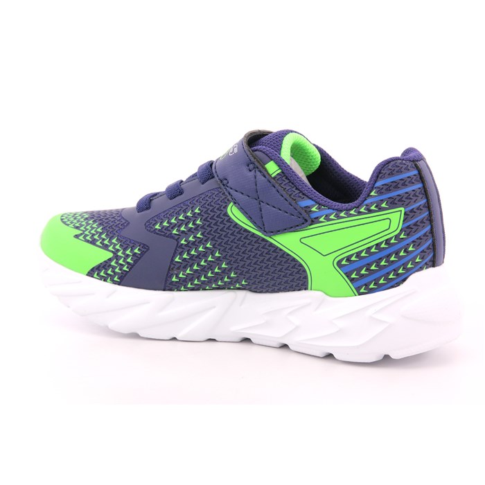 Scarpa Strappi + Elastico Skechers Bambino Blu  Scarpe 284 - 400138L