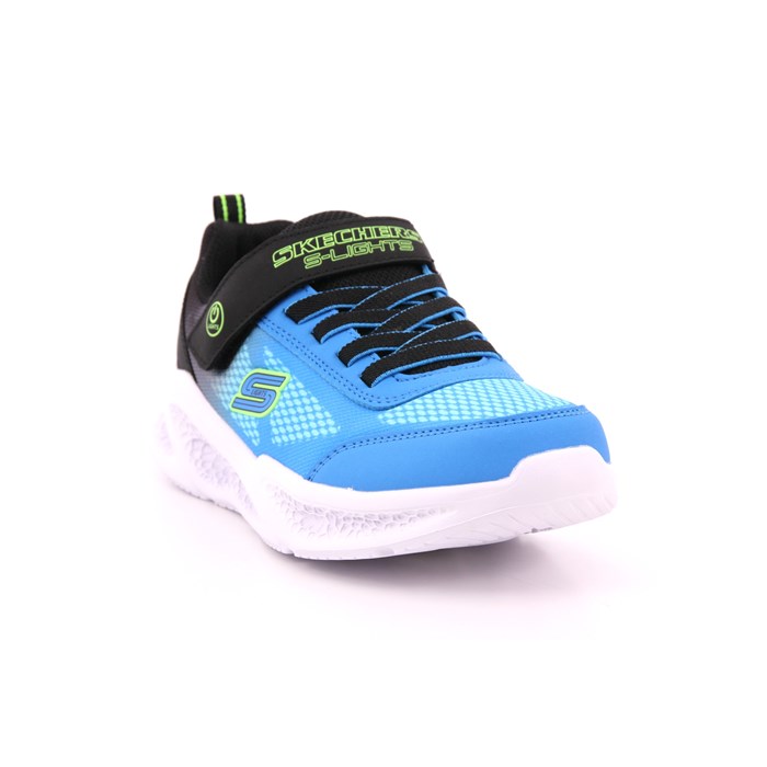 Scarpa Strappi + Elastico Skechers Bambino Azzurro  Scarpe 285 - 401495L