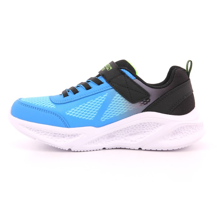 Scarpa Strappi + Elastico Skechers Bambino Azzurro  Scarpe 285 - 401495L