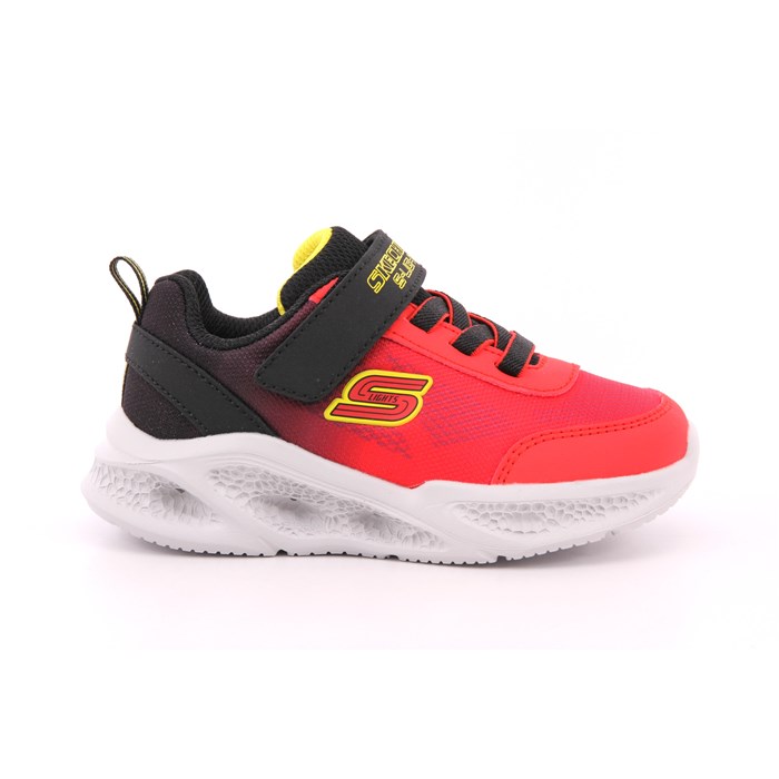 Scarpa Strappi + Elastico Skechers Bambino Rosso  Scarpe 287 - 401495N