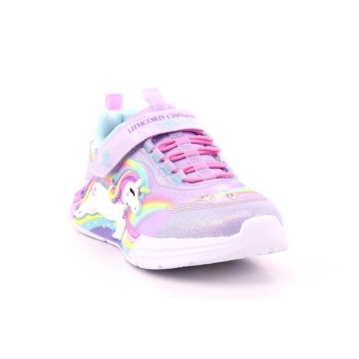 Scarpa Strappi + Elastico Skechers Bambina Lavanda  Scarpe 291 - 302298L