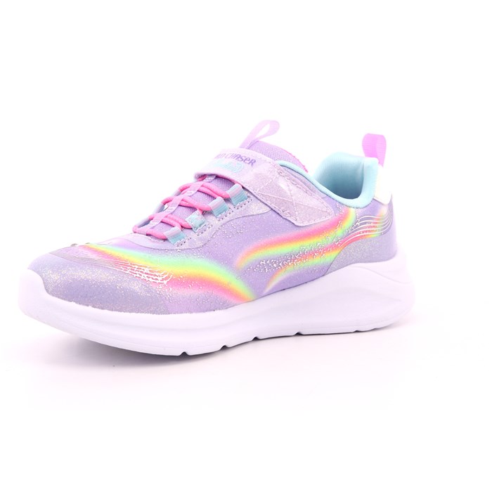 Scarpa Strappi + Elastico Skechers Bambina Lavanda  Scarpe 291 - 302298L