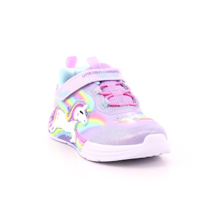 Scarpa Strappi + Elastico Skechers Bambina Lavanda  Scarpe 292 - 302298N