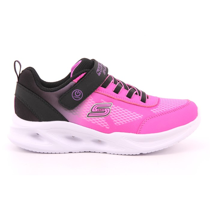 Scarpa Strappi + Elastico Skechers Bambina Fuxia  Scarpe 295 - 303714L