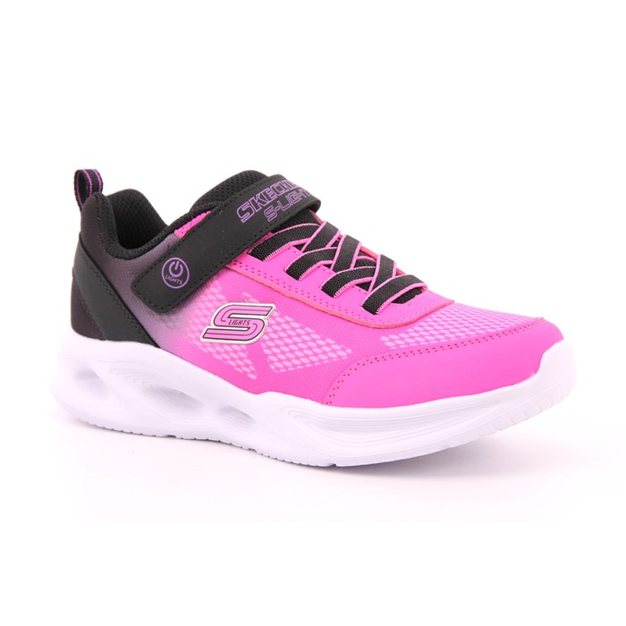 Scarpa Strappi + Elastico Skechers Bambina Fuxia  Scarpe 295 - 303714L